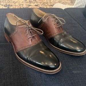 Come Haan William’s Saddle Oxford  black/dark brown size 9